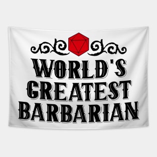 World's Greatest | BARBARIAN Tapestry