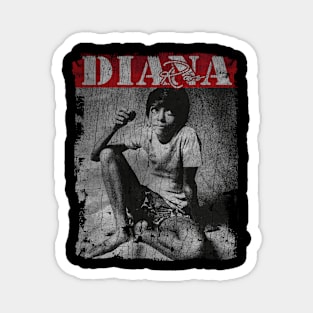 TEXTURE ART - DIANA ROSS  kids Magnet