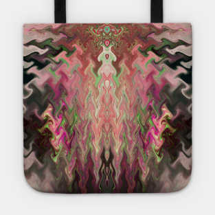 Abstract Mirror V Tote