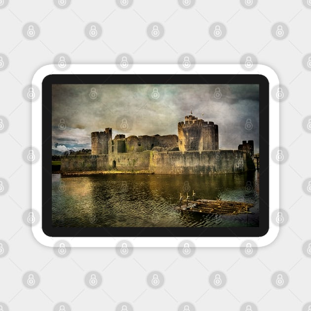 Caerphilly's Stronghold in South Wales Magnet by IanWL