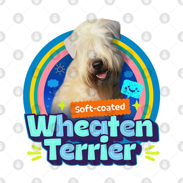 Wheaten Terrier by Puppy & cute