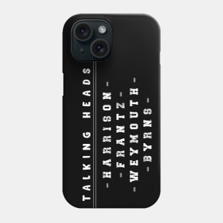 Talking Heads List Phone Case