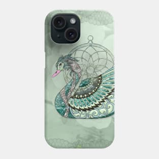 Wonderful elegant swan Phone Case