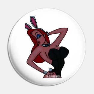 Jessica Rabbit V Pin