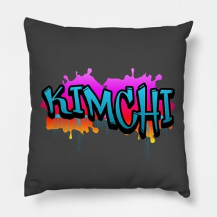 Kimchi, Kimchi design, Korean food, k-food, asian food, bibimbap Sweatshirt, unisex sweatshirt, graffiti text, rice bowl, korean kimchi Pillow