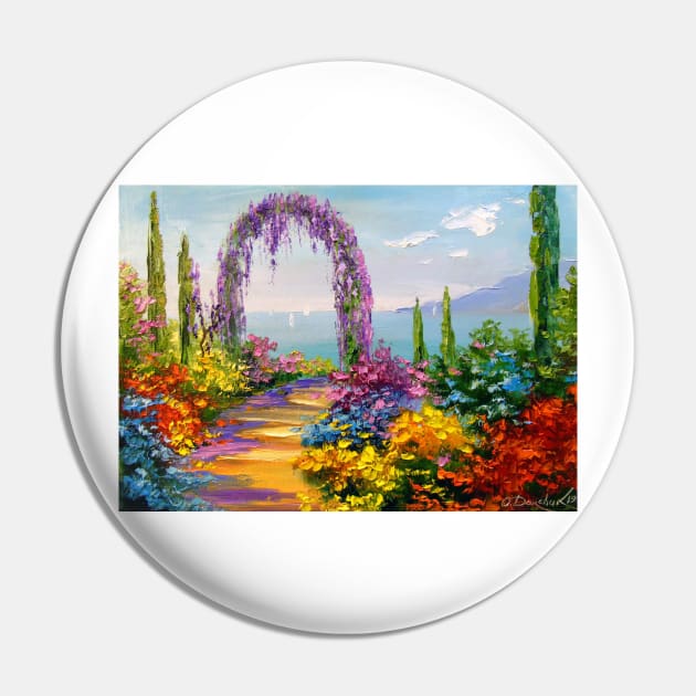 Blooming arch Pin by OLHADARCHUKART