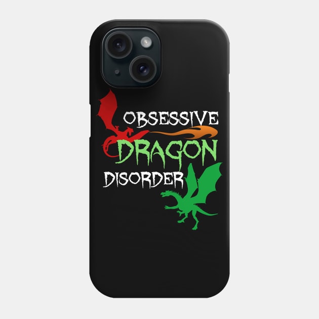 Obsessive Dragon Disorder Phone Case by epiclovedesigns