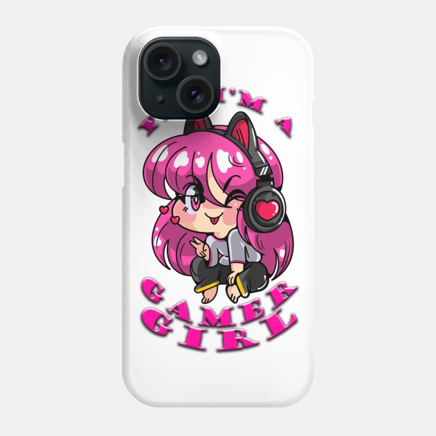 Yes Im A Gamer Girl Pink Phone Case by Shawnsonart