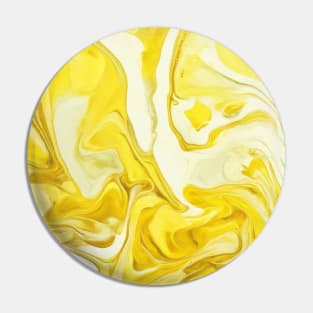 Yellow Marble design for Phone Case Pin