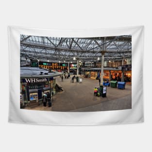 Inside Waverley Railway Station in Edinburgh - Scottland Tapestry