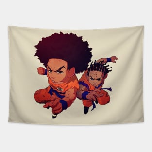 Neo Afro Dragonz Ballz Tapestry