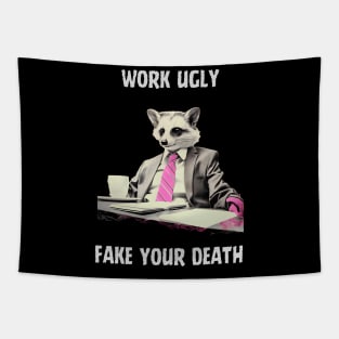 live ugly fake your death Tapestry