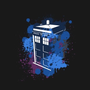 Paint Tardis T-Shirt