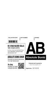 My Bloodtype is AB for Absolute Bomb! Magnet