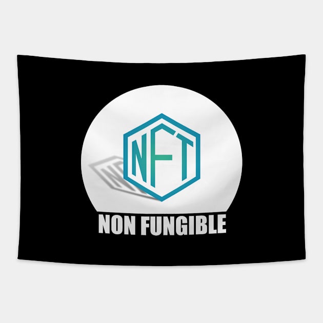NFT Non Fungible Token Crypto Blockchain Collector Tapestry by Tesla