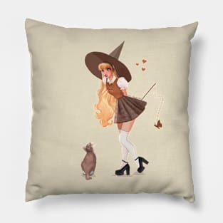 Fall Witch Pillow