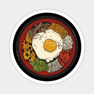 Bibimbap korean food Magnet