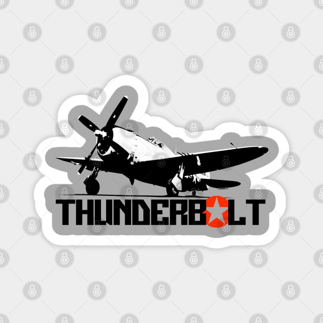 P47 Thunderbolt Magnet by Siegeworks