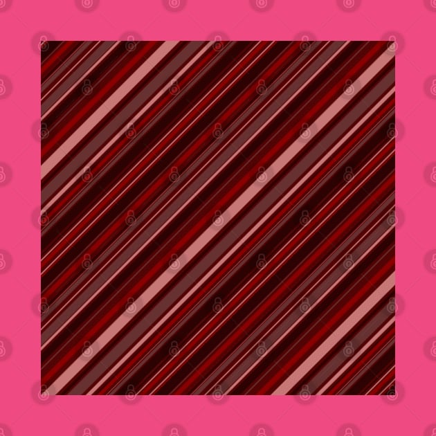 Stripes Lines Pinks Plum Black Brick Mid Mod Classy Angled Pin Stripes by Shayna