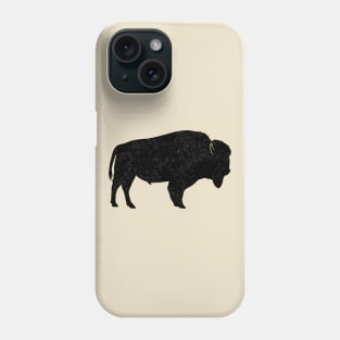 Distressed Rustic Bison Phone Case