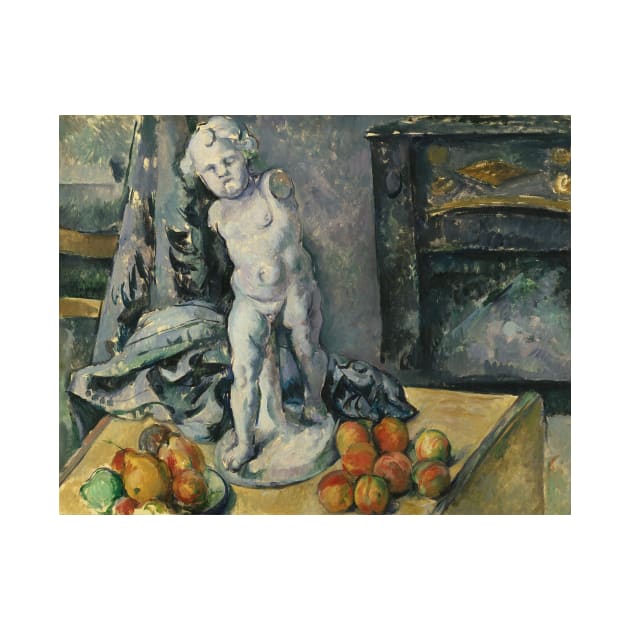 Still Life with Statuette by Paul Cezanne by Classic Art Stall