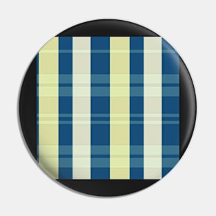 Summer Aesthetic Evander 1 Hand Drawn Textured Plaid Pattern Pin