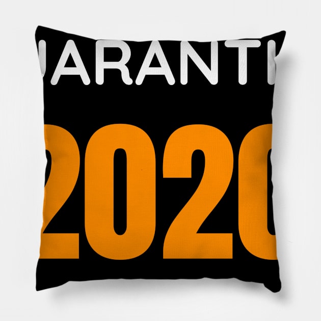 Quarantine 2020 Pillow by Adel dza