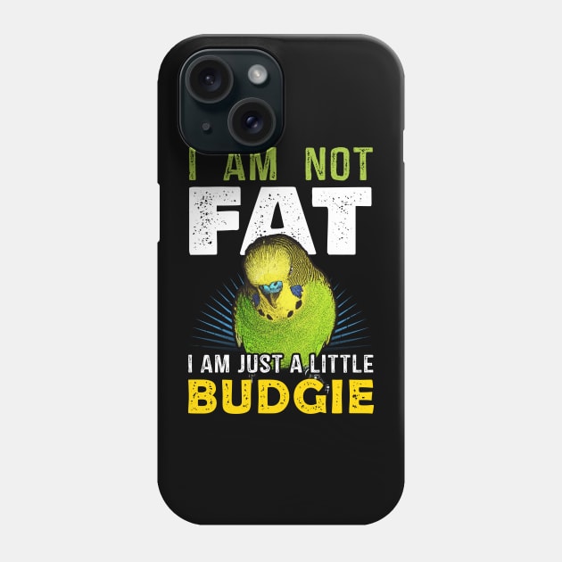 Fat Budgie Funny Phone Case by BirdNerd