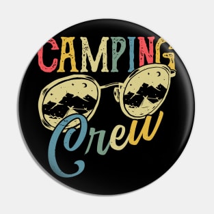 Camping Crew 2022 Camping Matching for Family Camper Group Pin