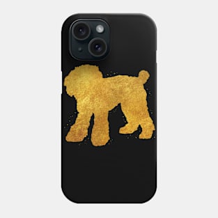 Toy Poodle golden art Phone Case