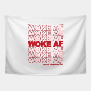 Woke AF - Funny Tapestry