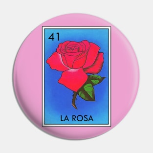 Loteria La Rosa Mexican Icon Pin