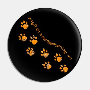 Orange animal paws Pin