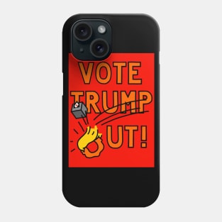 VOTE TRUMP OUT (BALLOT BOX) Phone Case