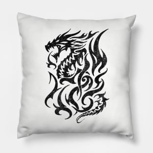 Rustic Dragon (Light) Pillow