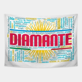 Diamante Wordart Tapestry