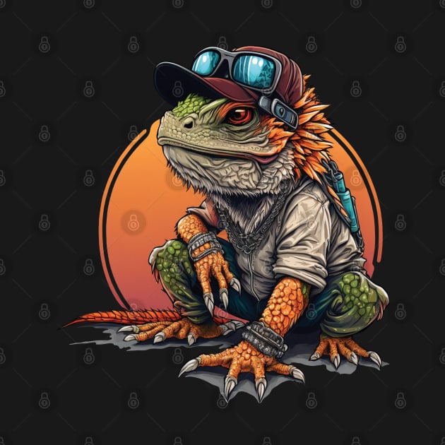 Chill Bearded Dragon by GCS Designs