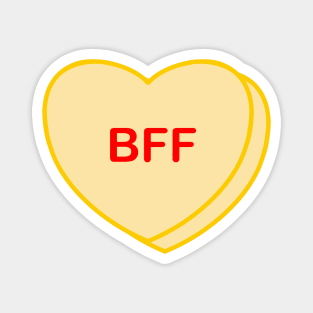 Conversation Heart: BFF Magnet