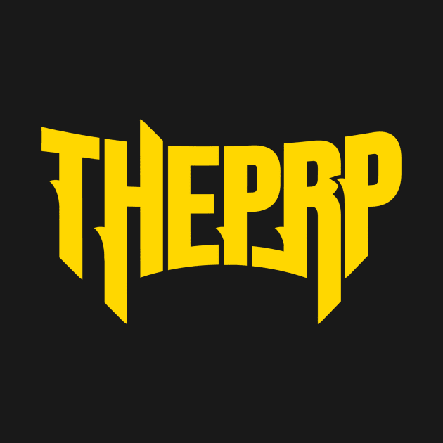 Theprp.com Logo (Front & Back Print) (Gold) by Theprp.com