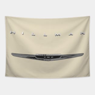 Hillman Imp Deluxe 1960s classic car badges Tapestry