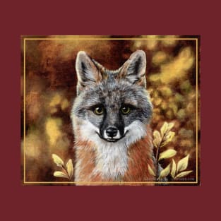 Autumn Grey Fox T-Shirt