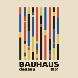 Bauhaus Dessau 1931 Modernist Minimal Homage T-Shirt