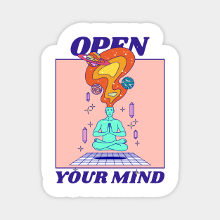 open your mind Magnet