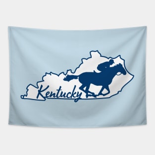 Kentucky Horse Racing Design Tapestry