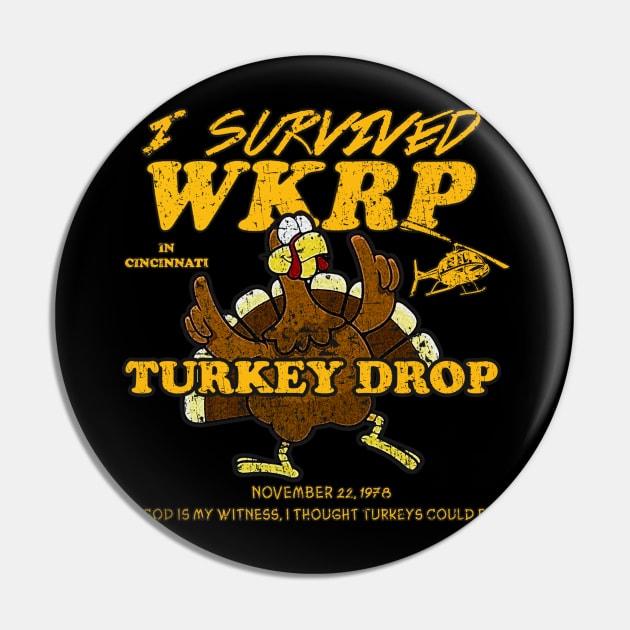 Vintage Wkrp Turkey Drop 1978 Pin by SLAMDONUTS