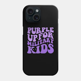 Purple Up For Military Kids Air Force 2024 Phone Case