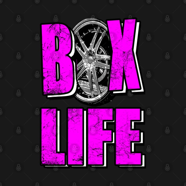 Box Life Pink by Black Ice Design