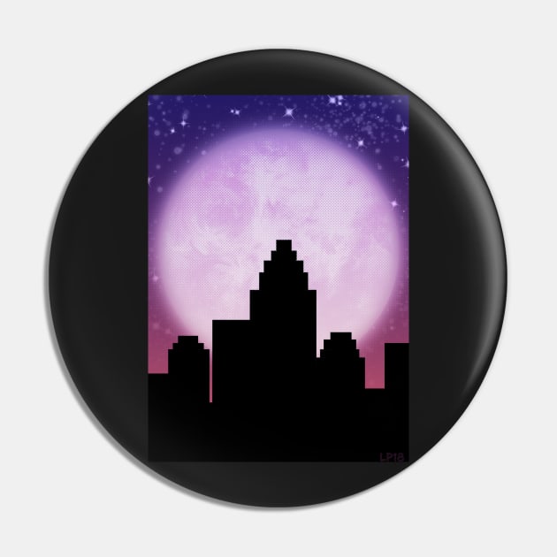 Supermoon in the City Pin by LaurenPatrick