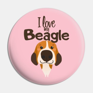 I love my Beagle! Pin