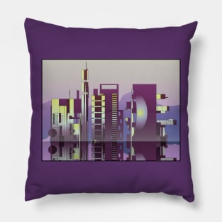 FUTURE CITYSCAPE Pillow